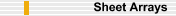 Sheet Arrays