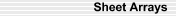 Sheet Arrays